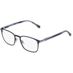 Safilo GmbH Boss  1043/IT Herren-Brille inkl. Gläser Vollrand Quadratisch Metall-Gestell 52/19/145, Blau