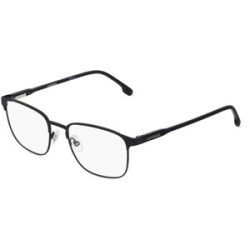 Safilo GmbH Carrera 253 Unisex-Brille inkl. Gläser Vollrand Quadratisch Metall-Gestell 53/19/145, Schwarz