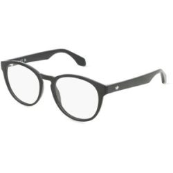 Marcolin Deutschland GmbH Adidas OR5094 Unisex-Brille inkl. Gläser Vollrand Rund Kunststoff-Gestell 51/17/145, Schwarz