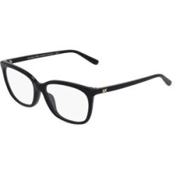 Luxottica Fashion Brillen Vertriebs GmbH Michael Kors MK4080U Damen-Brille inkl. Gläser Vollrand Quadratisch Acetat-Gestell 54/16/140, Schwarz