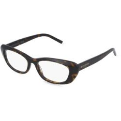Thélios GIVENCHY GV50097I CITY Damen-Brille inkl. Gläser Vollrand Cat Eye Acetat-Gestell 53/16/145, Havanna