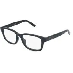 Kering Eyewear Spa Gucci GG2107OL Herren-Brille inkl. Gläser Vollrand Eckig Kunststoff-Gestell 54/18/145, Schwarz