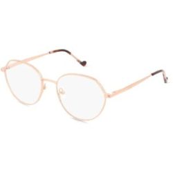 Marchon Germany GmbH Liu Jo LJ2154 Damen-Brille inkl. Gläser Vollrand Oval Metall-Gestell 53/18/140, Gold