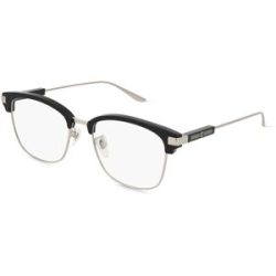 Kering Eyewear Spa Gucci GG1439OK Unisex-Brille inkl. Gläser Vollrand Quadratisch Acetat-Gestell 53/18/145, Schwarz
