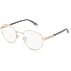 Safilo GmbH Polaroid PLD D600 Herren-Brille inkl. Gläser Vollrand Rund Edelstahl-Gestell 53/21/145, Gold
