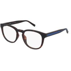 Marcolin Deutschland GmbH Timberland TB1843-H Unisex-Brille inkl. Gläser Vollrand Rund Acetat-Gestell 52/20/145, Havanna