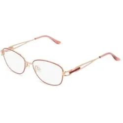 Wenzhou Bada Optical Co. , LTD Fielmann BD 519 FLEX CL Damen-Brille inkl. Gläser Vollrand Quadratisch Metall-Gestell 52/16/130, Gold
