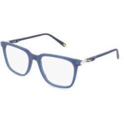 DE RIGO Vision D.A.CH. GmbH Fila VFI876 Unisex-Brille inkl. Gläser Vollrand Quadratisch Kunststoff-Gestell 53/19/145, Blau