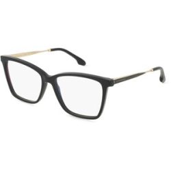 Safilo GmbH Victoria Beckham VB2647 Unisex-Brille inkl. Gläser Vollrand Butterfly Acetat-Gestell 54/15/140, Schwarz