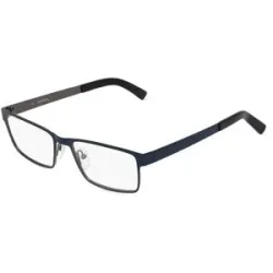 Optic Prima HK Fielmann OPH 9945 CL Herren-Brille inkl. Gläser Vollrand Quadratisch Edelstahl-Gestell 54/17/140, Blau