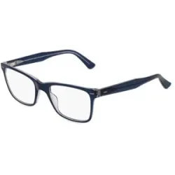 Wenzhou Lanson International Co., Ltd. Fielmann LN 042 FLEX CL Herren-Brille inkl. Gläser Vollrand Quadratisch Acetat-Gestell 55/20/145, Blau