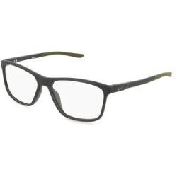 Marchon Germany GmbH Nike NK7293 Herren-Brille inkl. Gläser Vollrand Eckig Kunststoff-Gestell 58/15/145, Schwarz