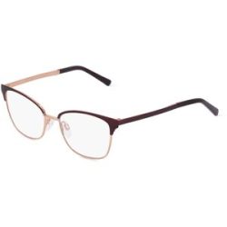 Luxottica Fashion Brillen Vertriebs GmbH Michael Kors MK3012 Damen-Brille inkl. Gläser Vollrand Butterfly Metall-Gestell 51/17/135, Braun