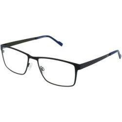 Eschenbach Optik GmbH Titanflex 820773 Herren-Brille inkl. Gläser Vollrand Quadratisch Titan-Gestell 57/18/145, Schwarz