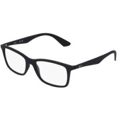 Luxottica Fashion Brillen Vertriebs GmbH Ray-Ban RX7047 Herren-Brille inkl. Gläser Vollrand Quadratisch Kunststoff-Gestell 56/17/145, Schwarz