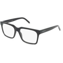 Thélios Givenchy GV50043I Damen-Brille inkl. Gläser Vollrand Quadratisch Acetat-Gestell 55/17/145, Schwarz