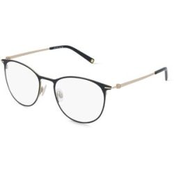 Licefa GmbH & Co KG Jette 7021 Damen-Brille inkl. Gläser Vollrand Rund Edelstahl-Gestell 50/18/135, Schwarz