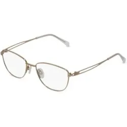 Charmant HongKong Fielmann CHARME 0838 TR Damen-Brille inkl. Gläser Vollrand Quadratisch Titan-Gestell 51/17/135, Gold