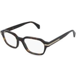 Luxottica Fashion Brillen Vertriebs GmbH Moncler ME2015 Unisex-Brille inkl. Gläser Vollrand Geometrisch Acetat-Gestell 51/19/145, Havanna