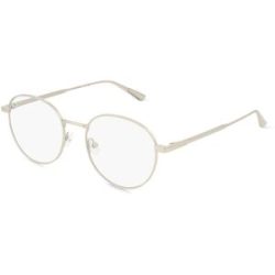 Marchon Germany GmbH Calvin Klein CK24101 Unisex-Brille inkl. Gläser Vollrand Panto Metall-Gestell 49/18/145, Silber