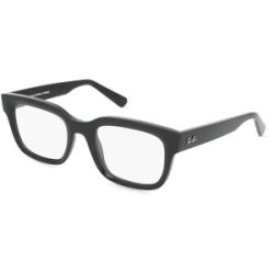 Luxottica Fashion Brillen Vertriebs GmbH Ray-Ban 0RX7217 CHAD Unisex-Brille inkl. Gläser Vollrand Eckig Kunststoff-Gestell 52/22/145, Schwarz
