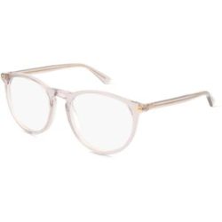 Kering Eyewear Spa Gucci GG0027O ULTRALIGHT Damen-Brille inkl. Gläser Vollrand Rund Acetat-Gestell 50/20/140, Grau