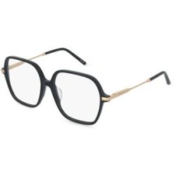 DE RIGO Vision D.A.CH. GmbH Nina Ricci VNR432 Damen-Brille inkl. Gläser Vollrand Quadratisch Kunststoff-Gestell 54/15/140, Schwarz