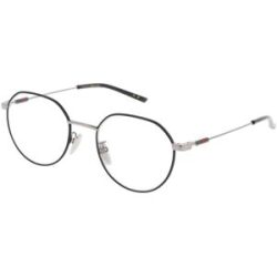 Kering Eyewear Spa Gucci GG2141OK Unisex-Brille inkl. Gläser Vollrand Rund Metall-Gestell 51/20/145, Schwarz