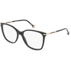 Safilo GmbH Carolina Herrera HER 0270 Damen-Brille inkl. Gläser Vollrand Eckig Acetat-Gestell 54/17/140, Schwarz