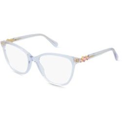 Luxottica Fashion Brillen Vertriebs GmbH Swarovski SK2020 Damen-Brille inkl. Gläser Vollrand Quadratisch Acetat-Gestell 54/18/140, Transparent