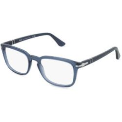 Luxottica Fashion Brillen Vertriebs GmbH Persol 0PO3382V Unisex-Brille inkl. Gläser Vollrand Quadratisch Acetat-Gestell 52/19/145, Blau