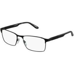 Safilo SpA Carrera CA 8822 Herren-Brille inkl. Gläser Vollrand Quadratisch Metall-Gestell 56/17/135, Schwarz