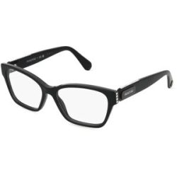 Luxottica Fashion Brillen Vertriebs GmbH Swarovski SK2013 Damen-Brille inkl. Gläser Vollrand Quadratisch Acetat-Gestell 54/16/140, Schwarz