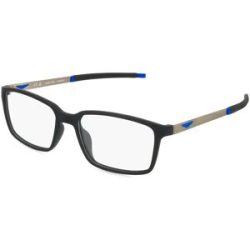 DE RIGO Vision D.A.CH. GmbH Police POIVPLF85 Unisex-Brille inkl. Gläser Vollrand Quadratisch Kunststoff-Gestell 54/17/145, Schwarz