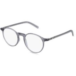 Kering Eyewear Spa Montblanc MB0329O Herren-Brille inkl. Gläser Vollrand Rund Acetat-Gestell 49/20/145, Grau