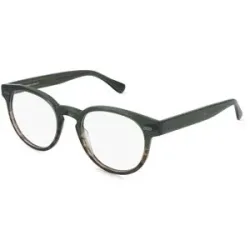 Eschenbach Optik GmbH FREIGEIST 863048 Herren-Brille inkl. Gläser Vollrand Panto Kunststoff-Gestell 54/22/155, Grün