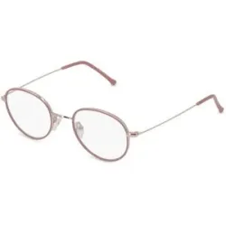 Wenzhou Bada Optical Co. , LTD Fielmann BD 422 PANTO CL Unisex-Brille inkl. Gläser Vollrand Panto Edelstahl-Gestell 48/20/145, Gold