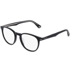 DE RIGO Vision D.A.CH. GmbH Police VPLG72 Herren-Brille inkl. Gläser Vollrand Panto Acetat-Gestell 50/19/145, Schwarz