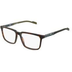 Marcolin Deutschland GmbH Adidas SP5039 Unisex-Brille inkl. Gläser Vollrand Quadratisch Kunststoff-Gestell 53/15/145, Havanna