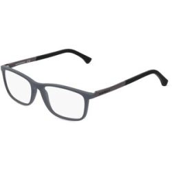 Luxottica Fashion Brillen Vertriebs GmbH Emporio Armani EA3069 Herren-Brille inkl. Gläser Vollrand Quadratisch Kunststoff-Gestell 55/17/140, Grau