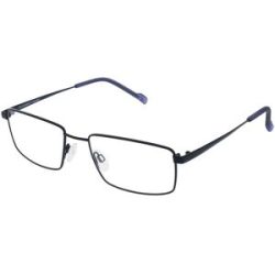 Eschenbach Optik GmbH Eschenbach 820789 Herren-Brille inkl. Gläser Vollrand Quadratisch Titan-Gestell 55/18/145, Blau