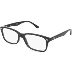 Luxottica Fashion Brillen Vertriebs GmbH Ray-Ban RX5228 Damen-Brille inkl. Gläser Vollrand Quadratisch Acetat-Gestell 55/17/140, Schwarz
