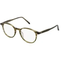 De Lotto s.r.l. Fielmann MF 055 RN Unisex-Brille inkl. Gläser Vollrand Oval Kunststoff-Gestell 50/20/145, Grün