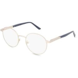 Marchon Germany GmbH Calvin Klein CK25112 Unisex-Brille inkl. Gläser Vollrand Rund Metall-Gestell 50/20/145, Silber