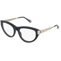 Kering Eyewear Spa Chloé CH0352O Damen-Brille inkl. Gläser Vollrand Cat Eye Acetat-Gestell 53/18/140, Schwarz