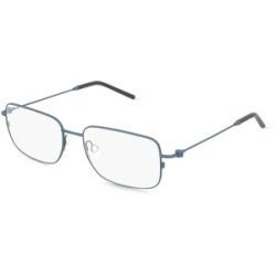 Luxottica Fashion Brillen Vertriebs GmbH Moncler ME1004 Unisex-Brille inkl. Gläser Vollrand Geometrisch Edelstahl-Gestell 54/16/140, Blau