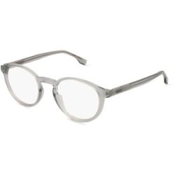 Safilo GmbH Boss 1650 Unisex-Brille inkl. Gläser Vollrand Panto Kunststoff-Gestell 49/21/145, Grau