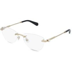 Luxottica Fashion Brillen Vertriebs GmbH Swarovski 0SK1035D Damen-Brille inkl. Gläser Randlos Oval Metall-Gestell 55/17/140, Gold