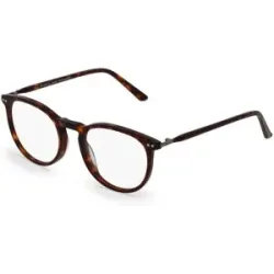 Eyestar Limited (China) Fielmann MI 008 CL Unisex-Brille inkl. Gläser Vollrand Panto Acetat-Gestell 50/20/135, Havanna