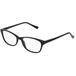 Zhangzhou Agilton Optical Co., Ltd. Fielmann MC 589 CL Damen-Brille inkl. Gläser Vollrand Butterfly Propionat-Gestell 51/16/135, Schwarz
